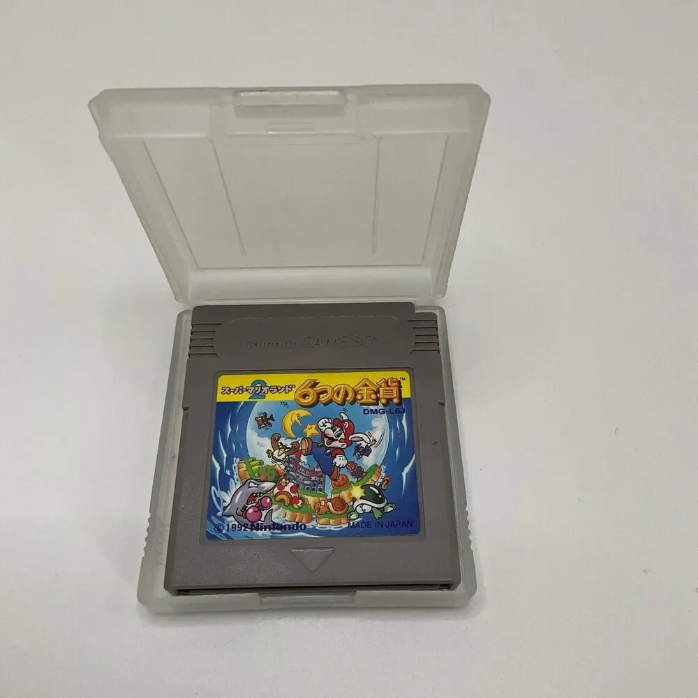 RARE Nintendo Game Boy DMG-01 Mario Land 2 Carrying Case Japanese Bundle Parts